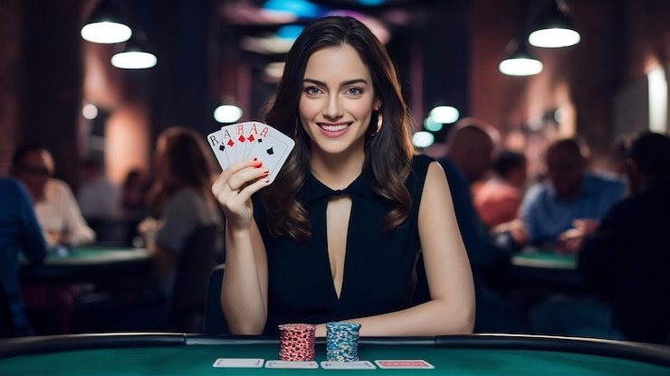 Antarmuka aplikasi Android pastibet dengan menu meja blackjack dan roulette live